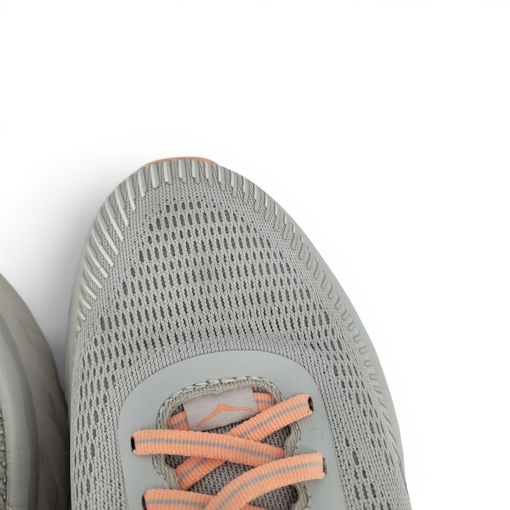 Hoka One One Bondi 7 Womens 9 Gray Peach Running Walking Athletic Shoes - Picture 4 of 8